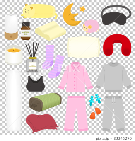 Illustration of sleep goods 83245270