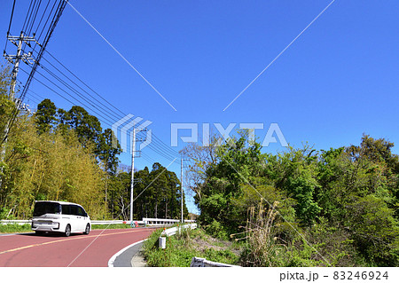 千葉県大多喜町と市原市の大多喜街道の風景 83246924
