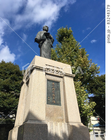 東京高輪・泉岳寺の大石内蔵助像 83248379