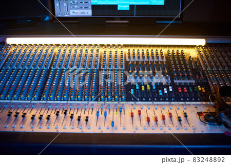 Professional audio mixing console 83248892