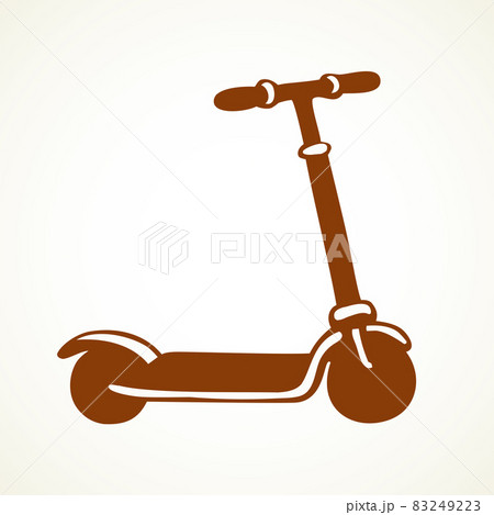 Kick scooter. Vector drawing 83249223