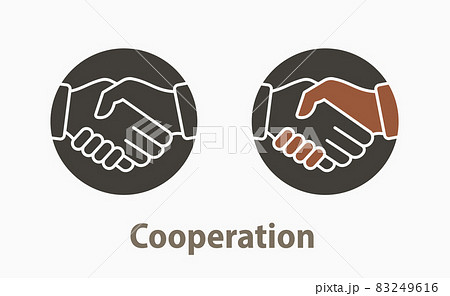 Hand Shake Icon Logo Template Vector のイラスト素材 Hand Shake Icon Logo Template Vector のイラスト素材
