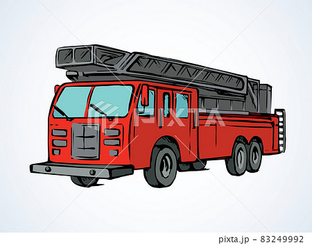 Buy Fire Truck Drawing Online In India - Etsy India