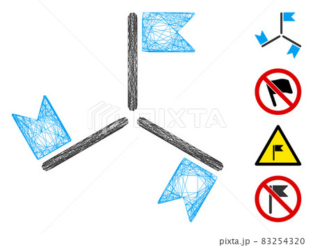 Net Flags Vector Mesh 83254320