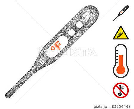 Linear Fahrenheit Thermometer Vector Mesh Linear Fahrenheit Thermometer Vector Mesh 83254448