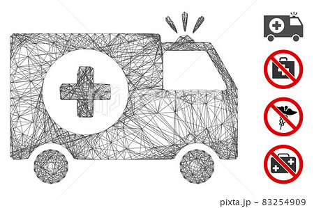 Linear Emergency Vector Mesh 83254909
