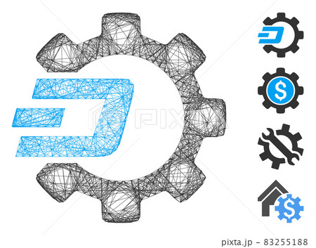 Network Dash Process Gear Vector Mesh Network Dash Process Gear Vector Mesh 83255188