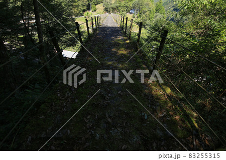 高知県四万十町 下津井めがね橋 高知県四万十町 下津井めがね橋 83255315