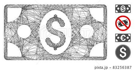 Network Banknote Vector Mesh 83256387