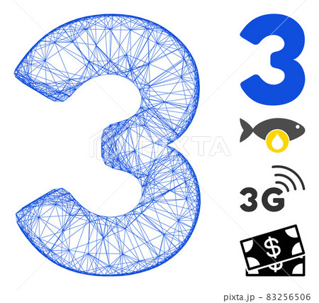 Hatched 3 Digit Vector Mesh Hatched 3 Digit Vector Mesh 83256506