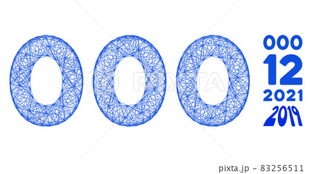 Network 000 Digits Text Vector Mesh Network 000 Digits Text Vector Mesh 83256511