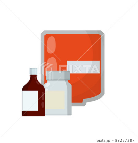 Medical preparation. Element hospitals, clinics. Transfusion. Set of pill package 83257287
