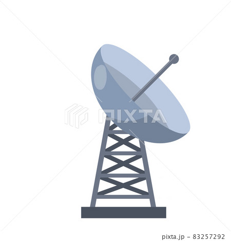 Antenna for receiving radio and television signals. Radar tower. 83257292