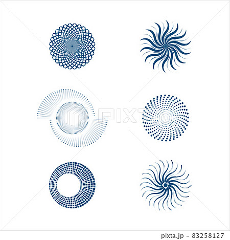 halftone circle dots vector halftone circle dots vector 83258127