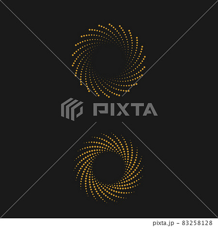 halftone circle dots vector 83258128