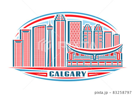 Vector illustration of Calgary 83258797