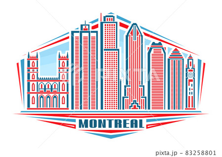 Vector illustration of Montreal Vector illustration of Montreal 83258801