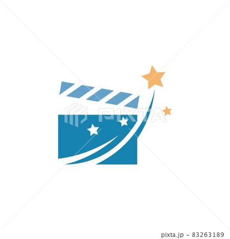 Clapperboard movie illustration Clapperboard movie illustration 83263189