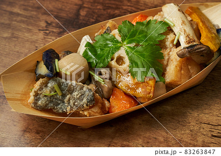 秋の味覚 惣菜 あんかけ 煮浸し 秋の味覚 惣菜 あんかけ 煮浸し 83263847