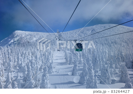 山形蔵王 樹氷原とロープウェー 山形蔵王 樹氷原とロープウェー 83264427