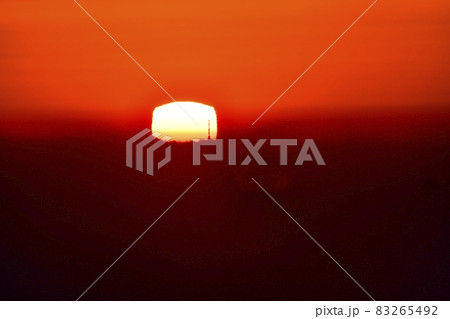 奥武蔵の山・関八州見晴台からスカイツリーと日の出 奥武蔵の山・関八州見晴台からスカイツリーと日の出 83265492