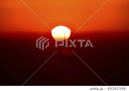 奥武蔵の山・関八州見晴台からスカイツリーと日の出 83265500