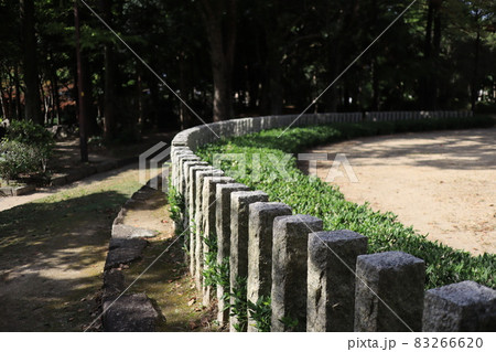 近松公園の石の柵 近松公園の石の柵 83266620