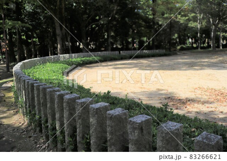 近松公園の石の柵 近松公園の石の柵 83266621