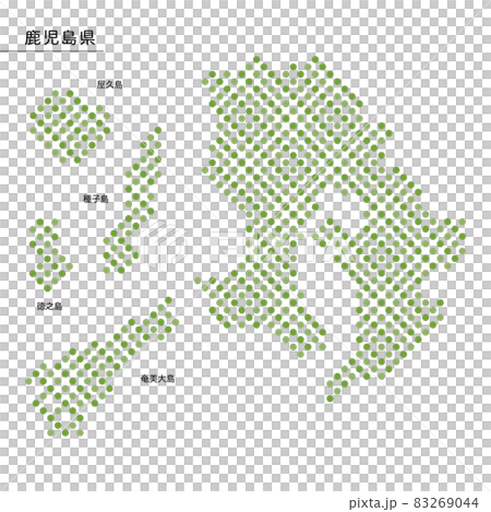 Map of Kagoshima prefecture dot Map of Kagoshima prefecture dot 83269044