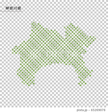 神奈川県の地図　ドット 83269078