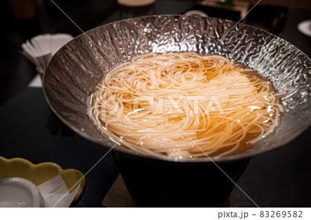 和食鍋料理　締めのソーメン 83269582