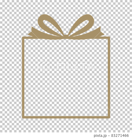 プレゼント、贈り物、ギフトボックスのフレームイラスト お祝い 誕生日 クリスマス プレゼント、贈り物、ギフトボックスのフレームイラスト お祝い 誕生日 クリスマス 83271466