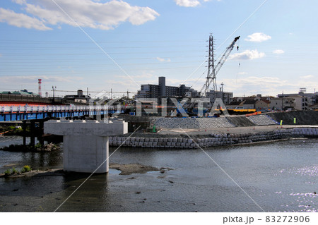 豊中市　桜塚街道　利倉橋　架け替え工事　利倉橋整備事業 83272906