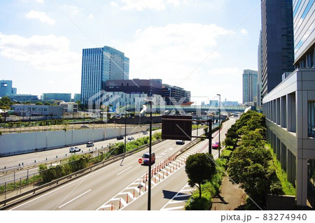 お台場 テレポートブリッジからの景色 お台場 テレポートブリッジからの景色 83274940