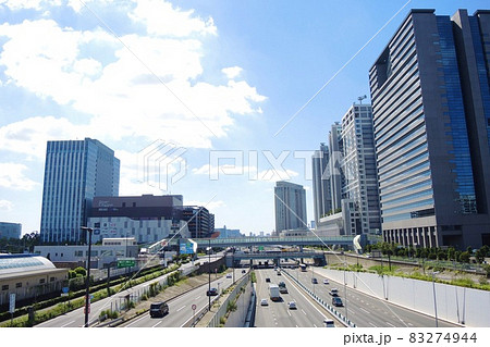 お台場 テレポートブリッジからの景色 お台場 テレポートブリッジからの景色 83274944