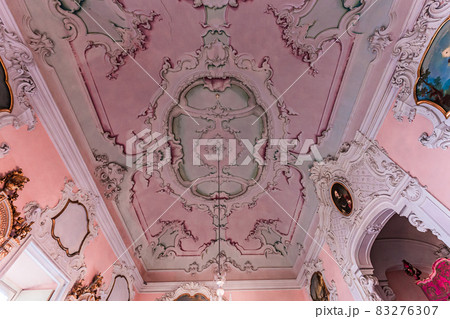 interiors of palazzo Borromeo, lake maggiore, Stresa, italy 83276307