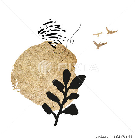 Graphic design template from hand drawn elements 83276343