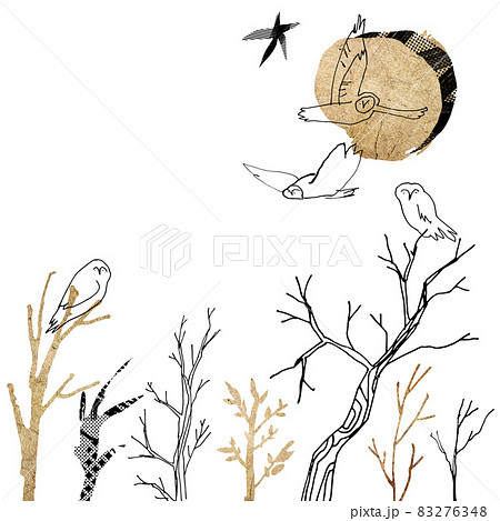 Graphic design template from hand drawn elements Graphic design template from hand drawn elements 83276348