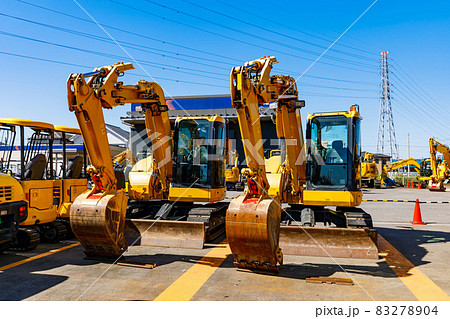 建設車両 重機バックホー 建設車両 重機バックホー 83278904