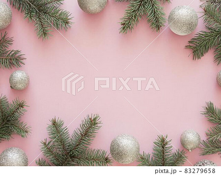 flat lay beautiful christmas concept. High quality and resolution beautiful photo concept 83279658