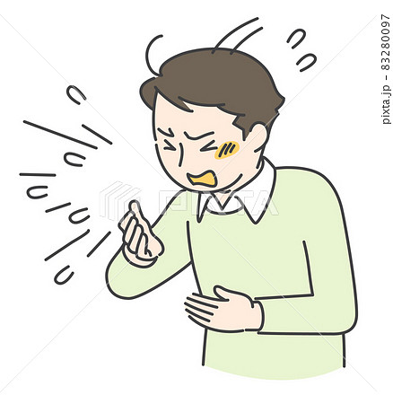 クシャミをする男性 クシャミをする男性 83280097