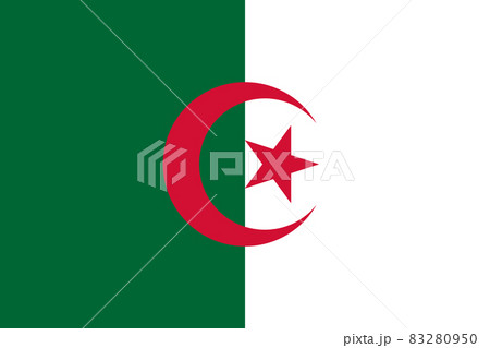 National Flag People's Democratic Republic of Algeria - vector, Akenyal en Dzayer National Flag People's Democratic Republic of Algeria - vector, Akenyal en Dzayer 83280950