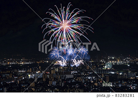 【愛知県】名古屋港の花火大会と名古屋の夜景 【愛知県】名古屋港の花火大会と名古屋の夜景 83283281