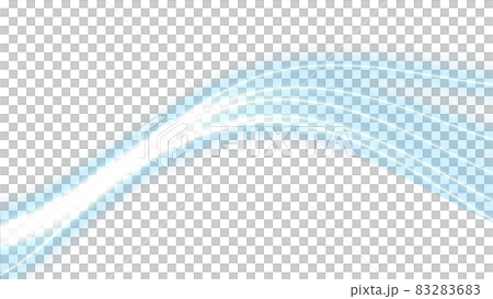 CGレーザー　捻じれるレーザーの背景素材 83283683