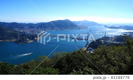 火の山公園からの関門海峡1 83288776