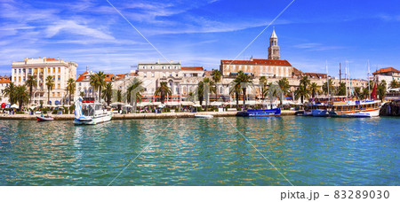 Landmarks and towns of Croatia - ancient Split 83289030
