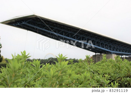 奇抜な建築 国営ひたち海浜公園 西口 翼のゲート 奇抜な建築 国営ひたち海浜公園 西口 翼のゲート 83291119