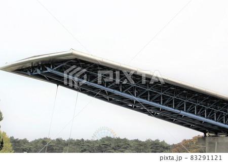 奇抜な建築 国営ひたち海浜公園 西口 翼のゲート 奇抜な建築 国営ひたち海浜公園 西口 翼のゲート 83291121