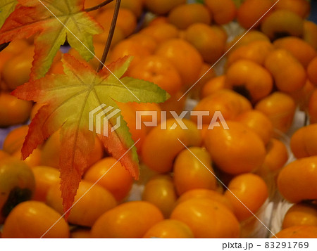 これぞ秋の風物詩、紅葉と柿 〜autumn leaves and persimmons これぞ秋の風物詩、紅葉と柿 〜autumn leaves and persimmons 83291769