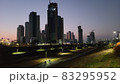 高層ビル 夕日 都市 83295952